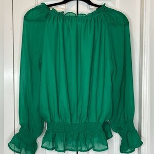 TCEC Off Shoulder Long Sleeve Top